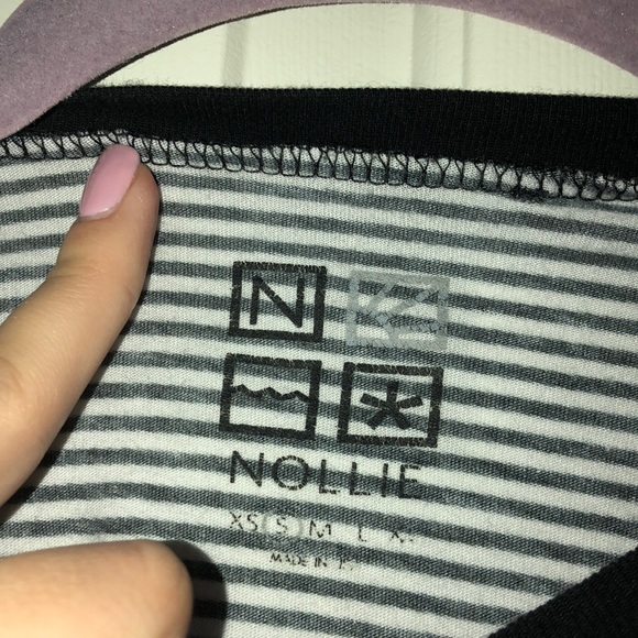 Malibu striped slightly cropped Tee from Pacsun - Picture 3 of 5